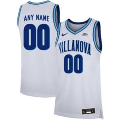 Custom Villanova Wildcats Jersey College Basketball Name and Number Elite White
