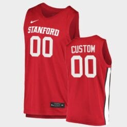 Custom Stanford Cardinal Jersey Name and Number College Basketball Red