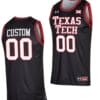 Custom Texas Tech Jersey Red Raiders Name and Number College Basketball Black