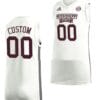Custom Mississippi State Bulldogs Jersey Name and Number College Basketball White