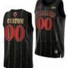 Custom Wisconsin Badgers Jersey Name and Number College Basketball Black