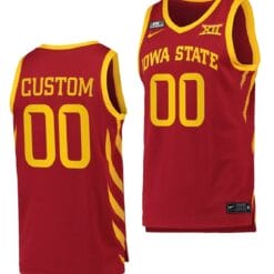 Custom Iowa State Jersey Name and Number College Basketball Cardinal