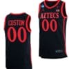 Custom San Diego State Aztecs Basketball Jersey 2023 NCAA March Madness Black