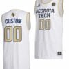 Custom Georgia Tech Jersey Name and Number College Basketball White Swingman