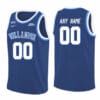 Custom Villanova Wildcats Jersey College Basketball Name and Number Blue