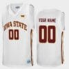 Custom Iowa State Jersey Name and Number College Basketball White Alumni