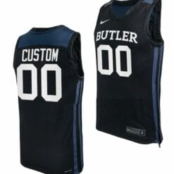 Custom Butler Bulldogs Jersey Name and Number College Basketball Black