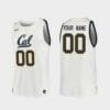 Custom California Golden Bears Jersey Name, Number College Basketball White