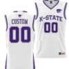 Custom Kansas State Jersey Name and Number Basketball NIL Pick-A-Player White