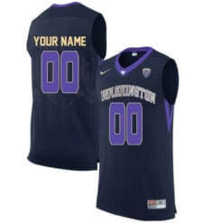 Custom Washington Huskies Jersey Name and Number College Basketball Elite Black