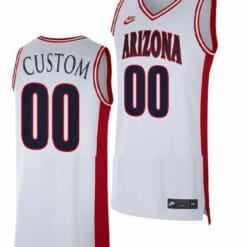 Custom Arizona Wildcats Jersey Name and Number College Basketball Maui Invitational Champs White