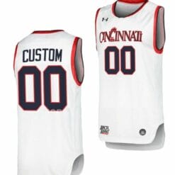 Custom Cincinnati Bearcats Jersey Name and Number College Basketball White