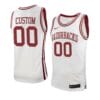 Custom Arkansas Razorbacks Jersey College Basketball Name and Number White