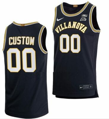 Custom Villanova Wildcat Jersey Name and Number College Basketball Navy 70s Retro