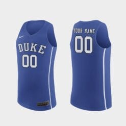 Custom Duke Blue Devils Jersey Name and Number College Basketball Royal