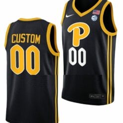 Custom Pitt Panthers Jersey Name and Number College Basketball Black