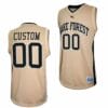Custom Wake Forest Demon Deacons Jersey Name and Number College Basketball Retro Gold