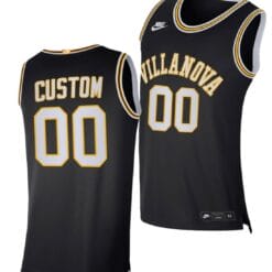 Custom Villanova Wildcat Jersey Name and Number College Basketball Black Retro Elite