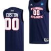 Custom FAU Owls Jersey Name and Number Basketball 2023 NCAA March Madness Navy