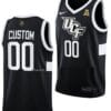 Custom UCF Knights Jersey Name And Number College Basketball Away Black