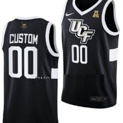 Custom UCF Knights Jersey Name And Number College Basketball Away Black