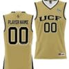 Custom UCF Knights Jersey Name And Number College Basketball Gold
