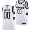 Custom UCF Knights Jersey Name And Number College Basketball White Home