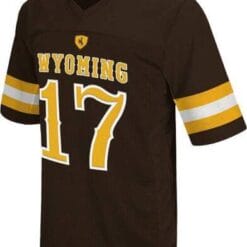 Josh Allen Wyoming Jersey #17 Original Retro Brand Brown NCAA Cowboys Football Game