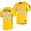 Custom LSU Tigers Jersey 2023 College World Series Name and Number NCAA Baseball Gold