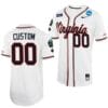 Custom Virginia Cavaliers Jersey 2023 College World Series Name and Number NCAA Baseball White #00