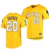 Paul Skenes Jersey 2023 College World Series LSU Tigers NCAA Baseball Gold #20