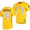 Tre Morgan Jersey 2023 College World Series LSU Tigers NCAA Baseball Gold #18