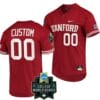 Custom Stanford Cardinal Jersey 2023 NCAA Baseball College World Series Name and Number OMAHA 8 Red #00