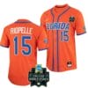 BT Riopelle Jersey Florida Gators #15 Orange NCAA 2023 College World Series Baseball