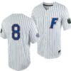 Brandon Sproat Jersey Florida Gators #8 White Royal 2023 College World Series NCAA Baseball