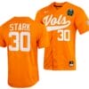 Cal Stark Jersey Tennessee Volunteers #30 Orange 2023 NCAA Baseball College World Series