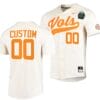 Custom Tennessee Volunteers Jersey Name and Number 2023 NCAA Baseball College World Series Natural