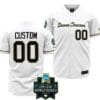Custom WF Demon Deacons Jersey Name and Number Baseball NCAA 2023 College World Series White #00