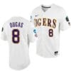 Gavin Dugas Jersey LSU Tigers #8 White 2023 College World Series NCAA Baseball