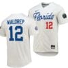 Hurston Waldrep Jersey Florida Gators 2023 College World Series White #12 Replica NCAA Baseball