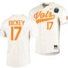 Jared Dickey Jersey Tennessee Volunteers #17 Natural 2023 NCAA Baseball College World Series