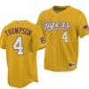 LSU Tigers Jordan Thompson Jersey NCAA Baseball 2023 College World Series Champions Gold #4