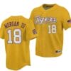 LSU Tigers Tre Morgan Jersey NCAA Baseball 2023 College World Series Champions Gold #18