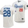Luke Heyman Jersey Florida Gators 2023 College World Series White #28 Replica NCAA Baseball