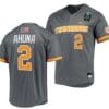 Maui Ahuna Jersey Tennessee Volunteers #2 Gray 2023 NCAA Baseball College World Series