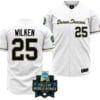 Brock Wilken Jersey Wake Forest Demon Deacons Baseball NCAA 2023 College World Series White #25