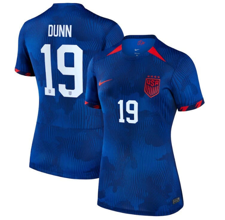 Crystal Dunn Jersey USWNT 2023 Away Replica Royal