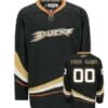 Custom Anaheim Ducks Jersey Name And Number Black
