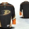 Custom Anaheim Ducks Jersey Name And Number Third Black