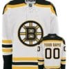 Custom Boston Bruins Jersey Name And Number White